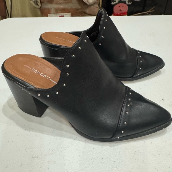 Report black leather ankle boots with studs / 6 / Excellentnt condition - Picture 8 of 9
